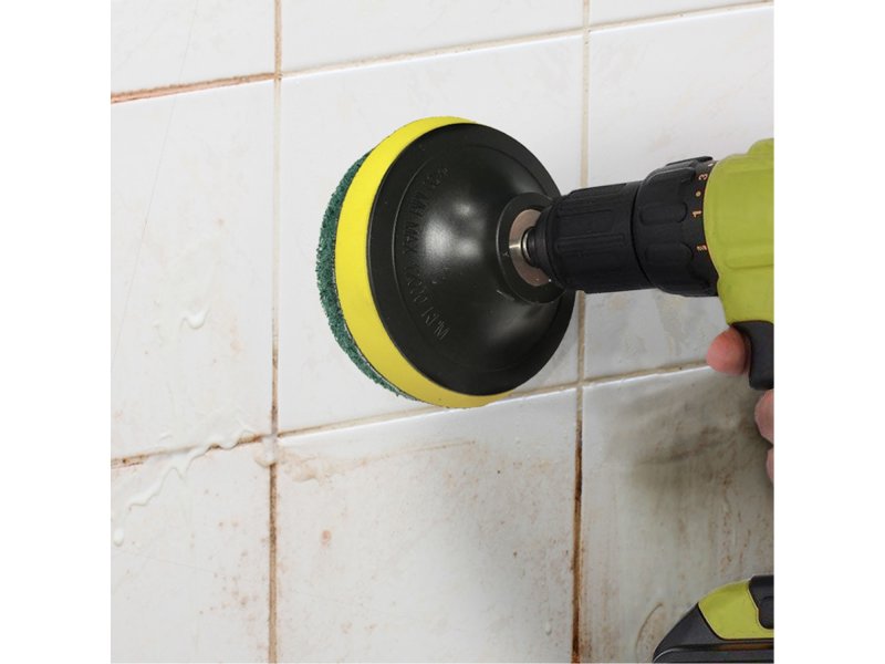 EXTOL CRAFT 904002 sada čistících a leštících kotoučů do vrtačky 100mm 10ks Obrázek