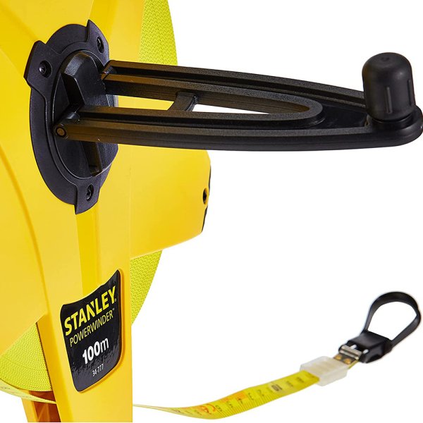 STANLEY pásmo PowerWinder s plastovou páskou 100 m x 12,7 mm Obrázek