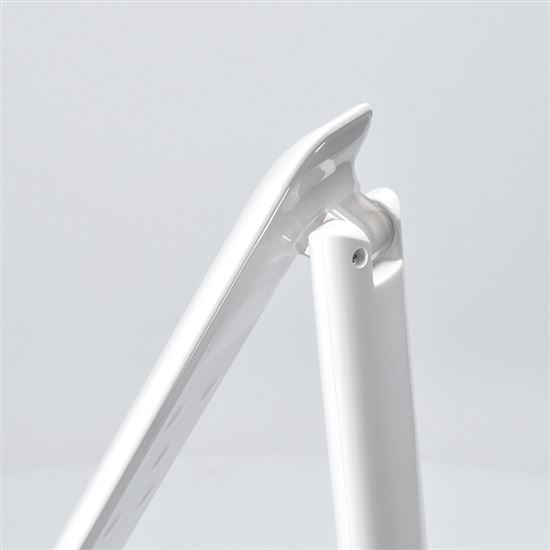 SOLIGHT WO43 LED stmívatelná stolní lampička s displejem, 6W, volba teploty světla, bílý lesk Obrázek