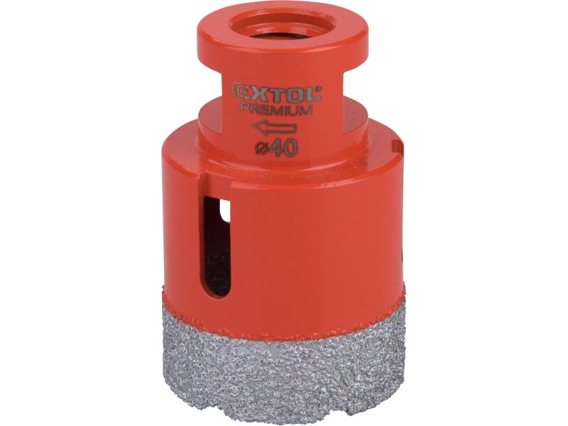 EXTOL PREMIUM 8801870 diamantová vykružovací korunka pr.40mm M14