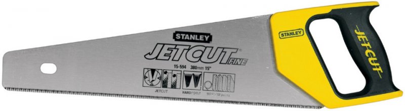 STANLEY 2-15-594 pila ocaska JET CUT 380mm jemný zub 11TPI