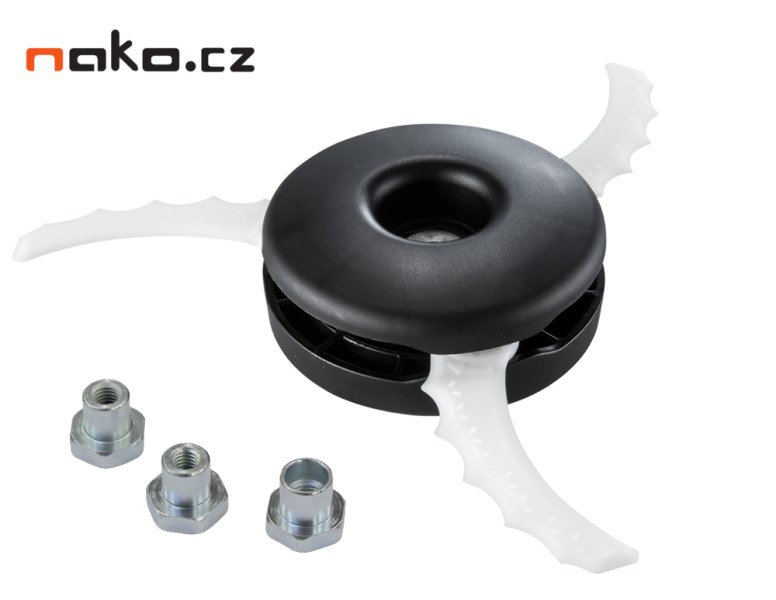 MAKITA 198383-1 vyžínací hlava s plastovými noži 255mm M8x125LH/RH, M10x1,25LH Obrázek