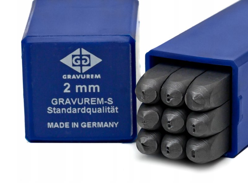 BETA razidla ČÍSLICE  2mm GRAVUREM-S