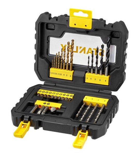STANLEY STA88550 31dílná sada vrtáků a bitů