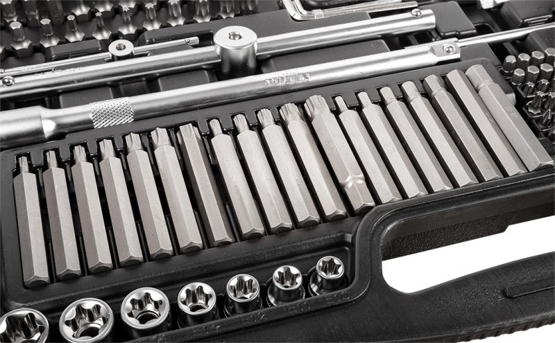 NEO TOOLS 10-218 gola sada 1/4",3/8",1/2" 300 dílů Obrázek