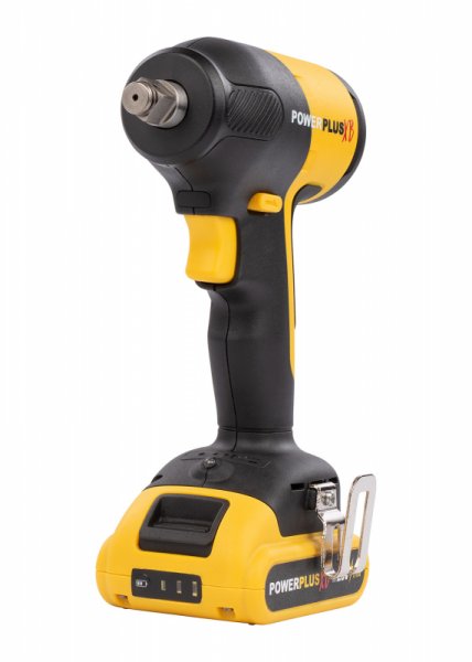 POWERPLUS POWXB30050 aku rázový utahovák 1/2" 20V LiIon 2Ah, bezuhlíkový Obrázek