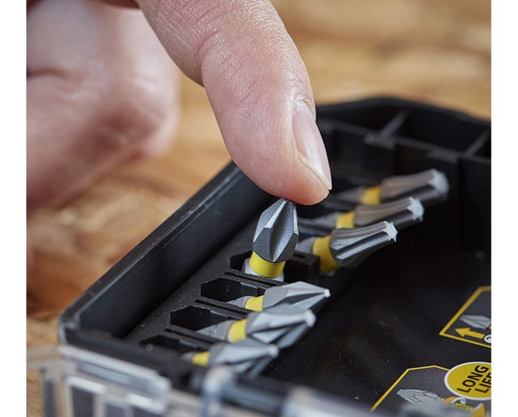 STANLEY STA88554 FATMAX sada torzních bitů a vrtáků na ocel 19 dílů Obrázek