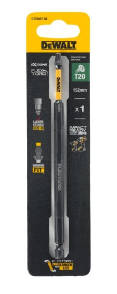 DeWALT DT7802T FlexTorq T20 torzní bit o délce 152 mm Obrázek