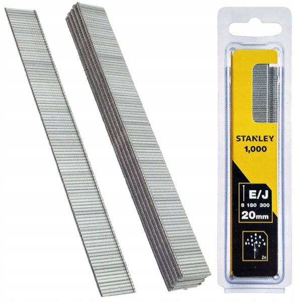 STANLEY 1-SWKBN075T kolářské hřebíčky typ J, 1000 ks - délka 20mm