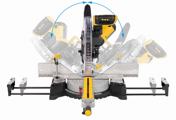 POWERPLUS POWX075750DB pokosová pila 305mm/2200W Obrázek