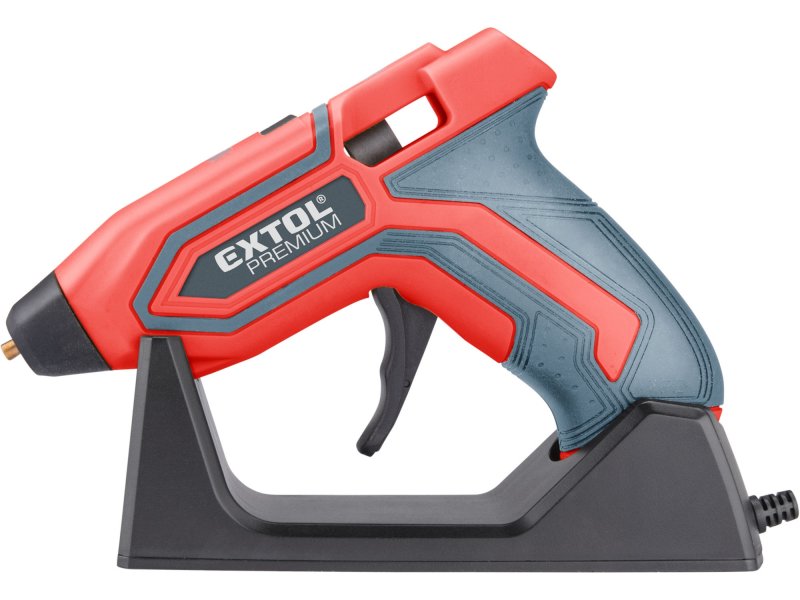 EXTOL PREMIUM 8891500 tavná AKU lepící pistole, 4V LiIon, 1,5Ah Obrázek