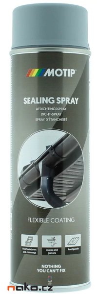 MOTIP těsnící sprej sealing spray šedý 500ml 07308 Obrázek
