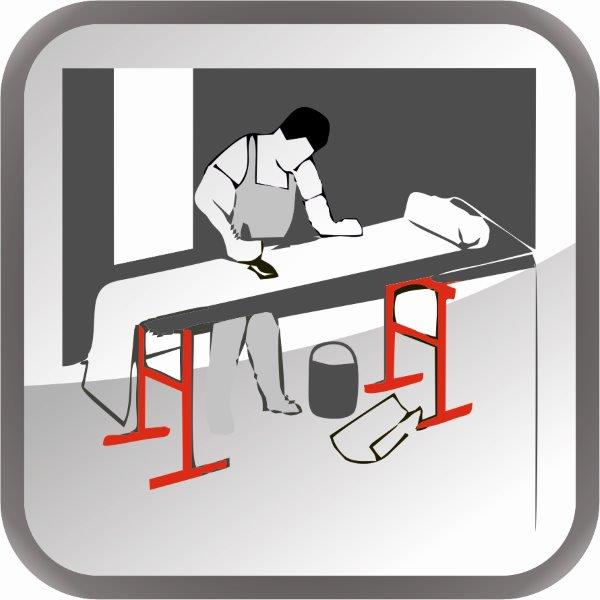 MAGG 120243 stavební skládací koza - podstavec 1kus, 750x450x750mm Obrázek