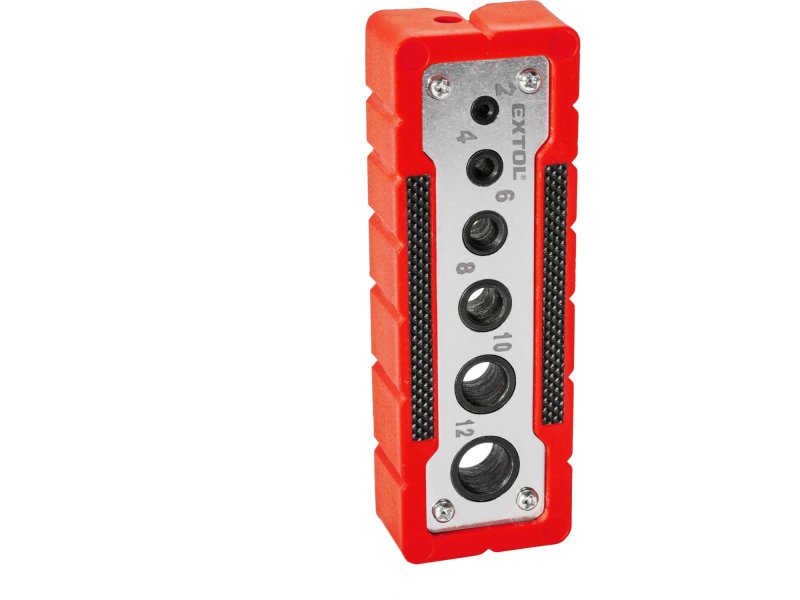 EXTOL PREMIUM 8801920 vrtací vodící šablona 2-4-6-8-10-12mm Obrázek