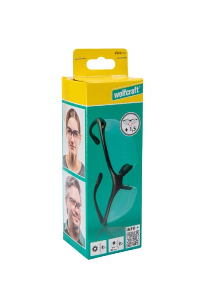 WOLFCRAFT 4942000 korekční ochranné brýle +2,0 dioptrie Obrázek