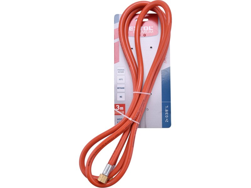 EXTOL PREMIUM 8848120 hadice plynová PB 3m závit G3/8“L Obrázek