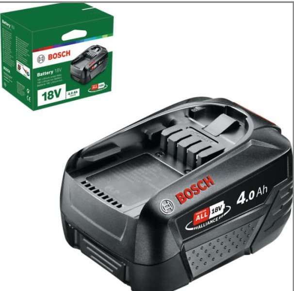 BOSCH akumulátor PBA 18V 4,0Ah W-C Power4all (hobby řada) Obrázek