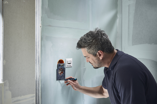 WOLFCRAFT 5975000 šablona pro značení a zarovnávání zásuvek Obrázek