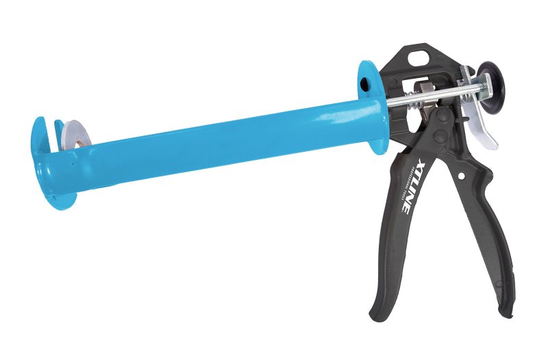 XTline XT097 pistole vytlačovací na tmel a chemické malty 335 ml