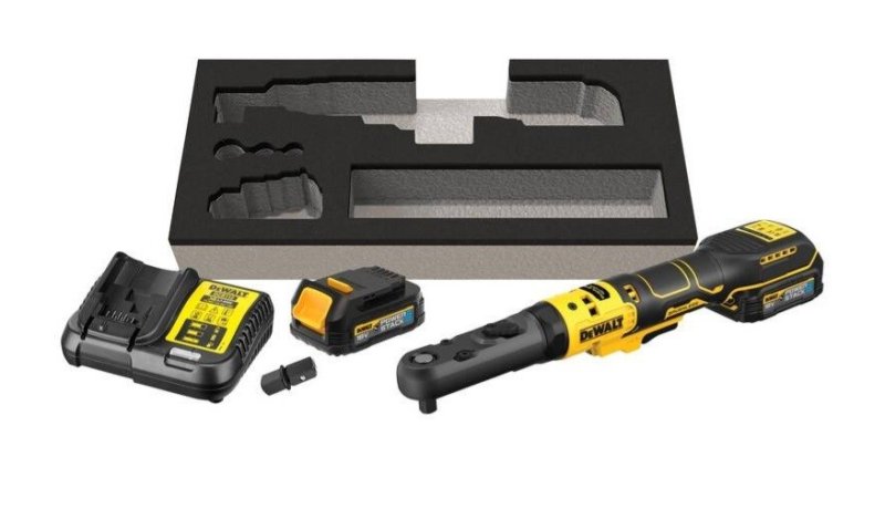 DeWALT DCF510E2G aku ráčna 18V (2x3,0Ah) čtyřhran 3/8’’+ 1/2” Obrázek
