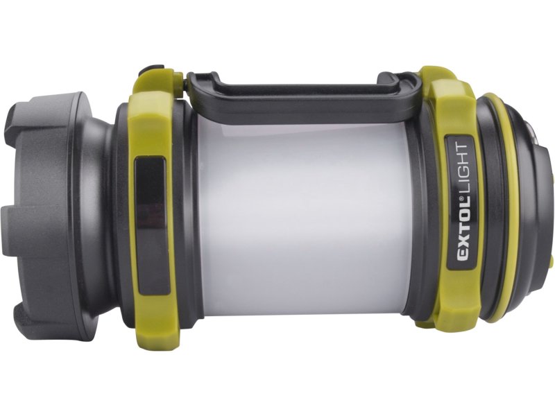 EXTOL LIGHT 43140 svítilna s lucernou a powerbankou, 350lm Cree XPG2 LED, USB nabíjení Obrázek