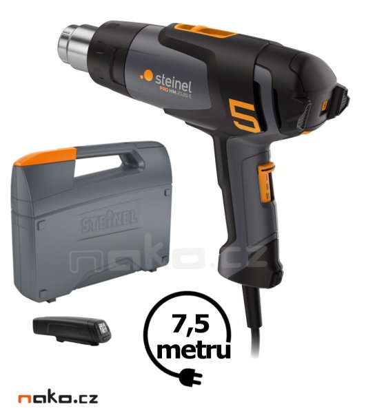 STEINEL PRO HM 2120 E KF set horkovzdušná pistole 089658 HL scan+kufr 7,5m Carwrapper Obrázek