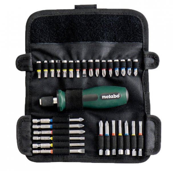 METABO 30dílná sada bitů v rolovacím pouzdře Obrázek