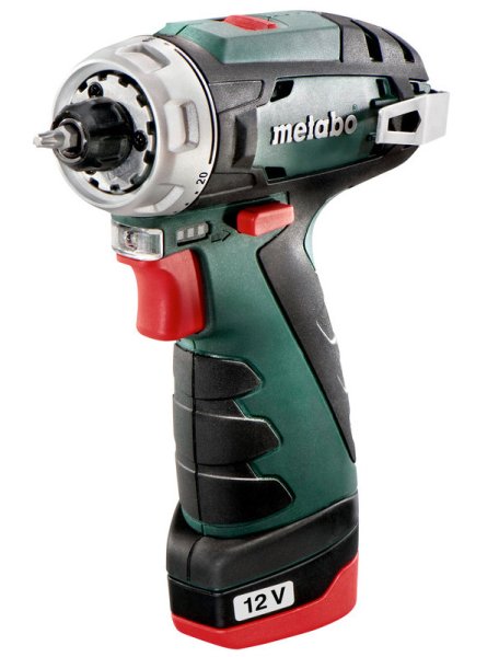 METABO PowerMaxx BS Basic Set aku šroubovák 12V 2x2Ah LiIon mobilní dílna 600092880 Obrázek