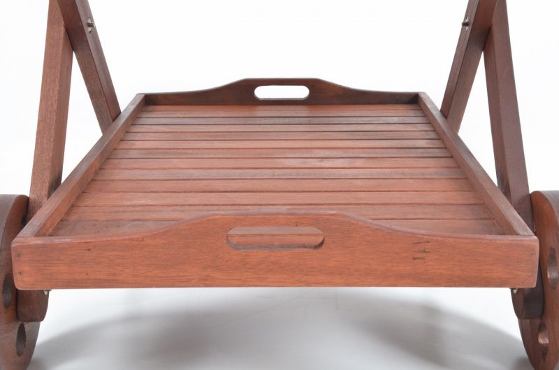 HECHT SERVING servírovací stolek dřevěný Meranti Obrázek