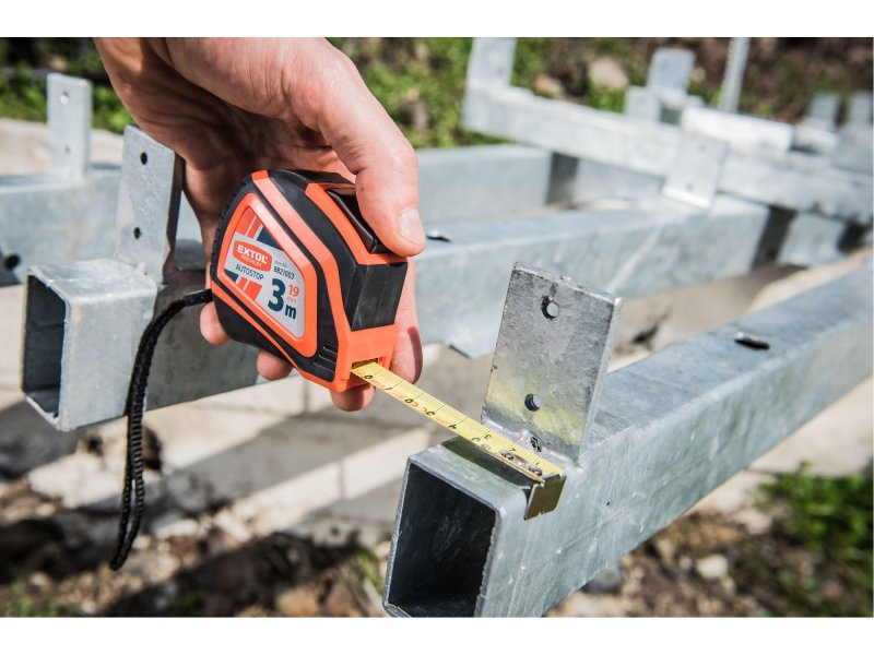 EXTOL PREMIUM 8821007 metr svinovací 7,5m š. pásku 25mm Obrázek