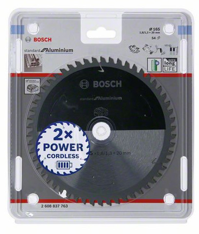 BOSCH 165x20mm (54Z) Standard For Aluminium Obrázek