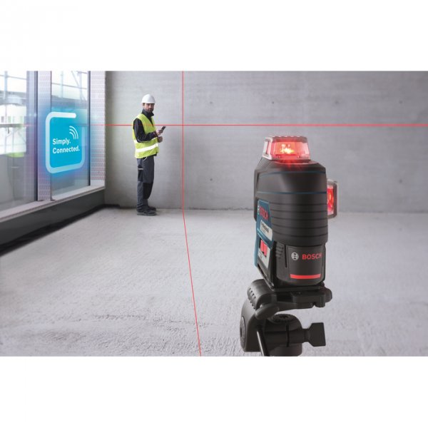 BOSCH GLL 3-80 C křížový laser (3x360°) + stativ Obrázek