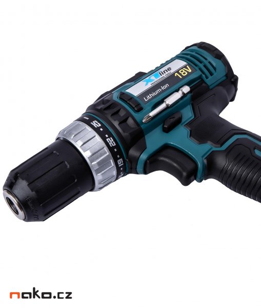 XTline XT102770E aku vrtačka 18V 2x2Ah LiIon EVE Obrázek
