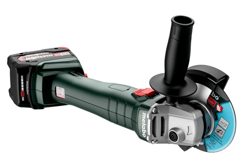 METABO W 18 L 9-125 aku úhlová bruska 18V LiIon 2x4Ah Metabox 602247510 Obrázek