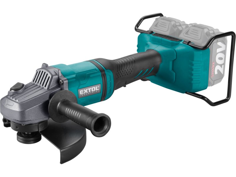 EXTOL INDUSTRIAL 8791847 úhlová aku bruska 150/180mm SHARE20V bezuhlíková, bez aku