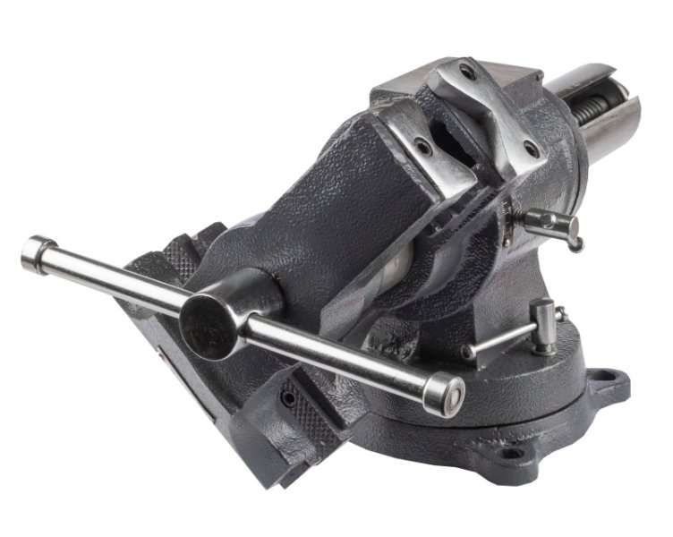 PROMA VS-125 víceúčelový otočný stolní svěrák dílenský 91001125 Obrázek