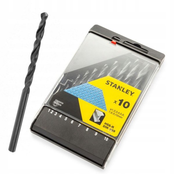 STANLEY STA56030 sada vrtáků do kovu 1-10mm Obrázek
