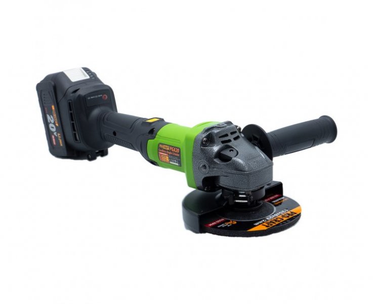 PROCRAFT PGA20 bezuhlíková aku úhlová bruska 125mm LiIon 20V 2x 4Ah Obrázek