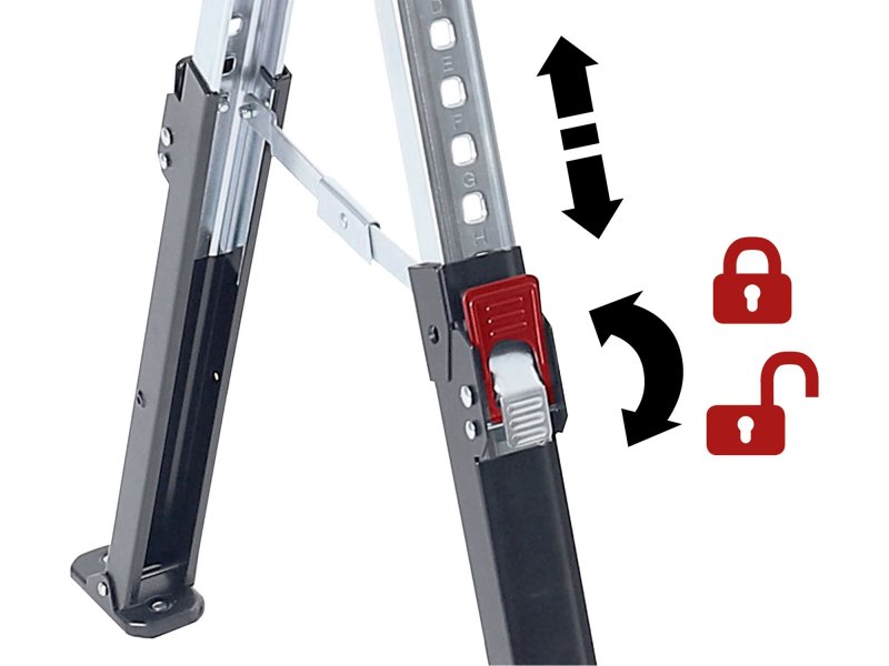 FORTUM 4759999 koza stavební skládací 1ks, nosnost 590kg Obrázek