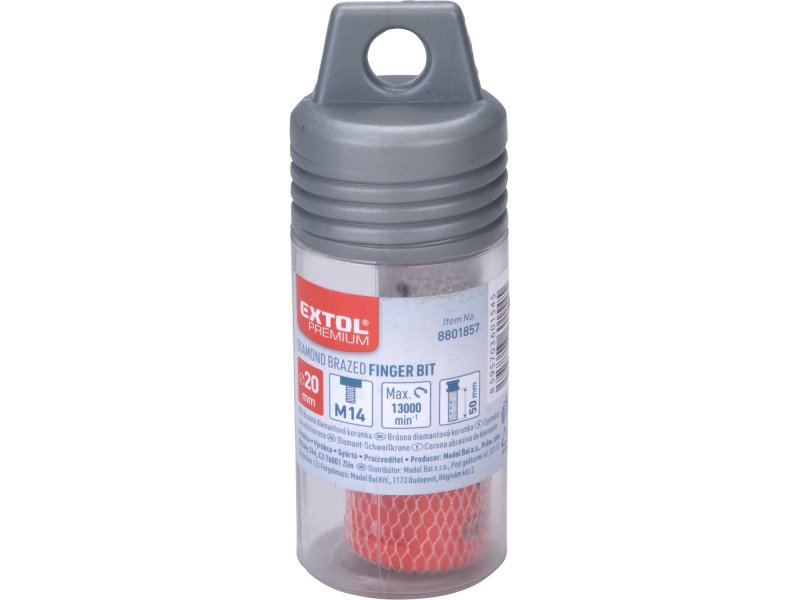 EXTOL PREMIUM 8801857 korunka 20mm diamantová brusná, závit M14 Obrázek