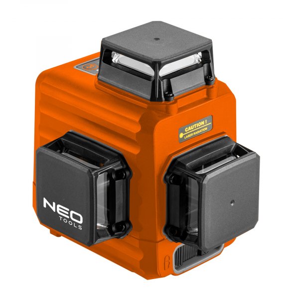 NEO TOOLS 75-104 křížový samonivelační 3D laser 3x 360° 15m s červeným paprskem, LiIon Obrázek