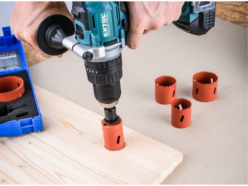 EXTOL PREMIUM 8801604 vrtáky korunkové, univerzální HSS, 19-64mm Obrázek