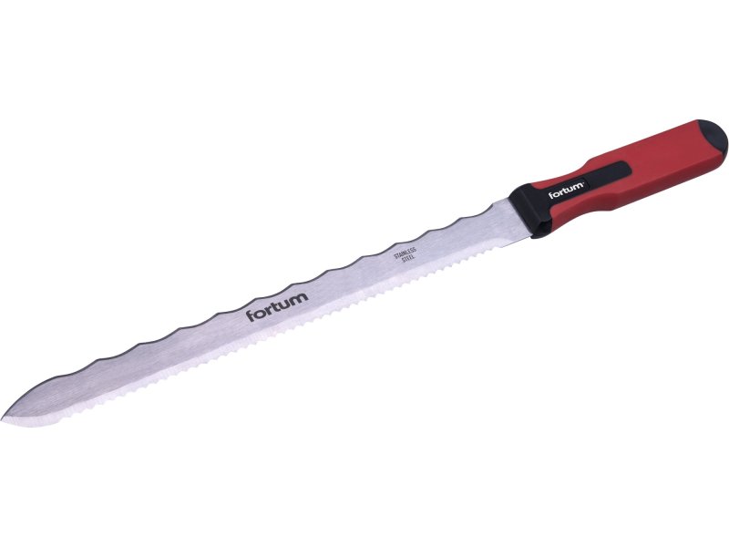 FORTUM 4780503 nůž na minerální vatu a izolační hmoty 470/280mm nerez