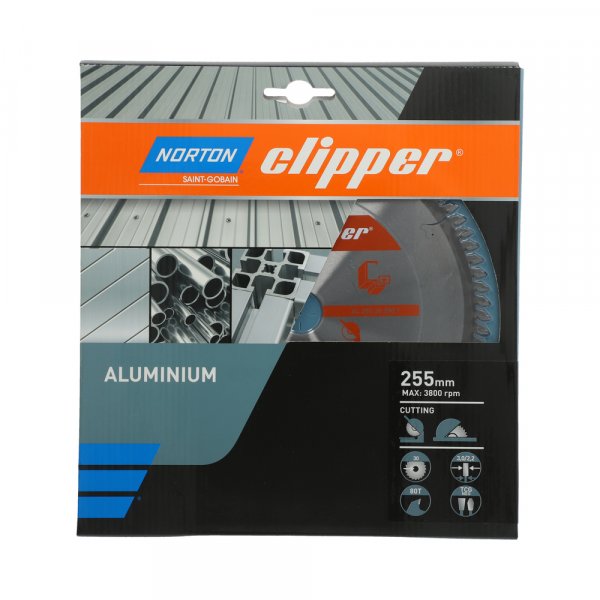 NORTON clipper 255x30mm 80z TCGneg pilový kotouč na hliník Obrázek