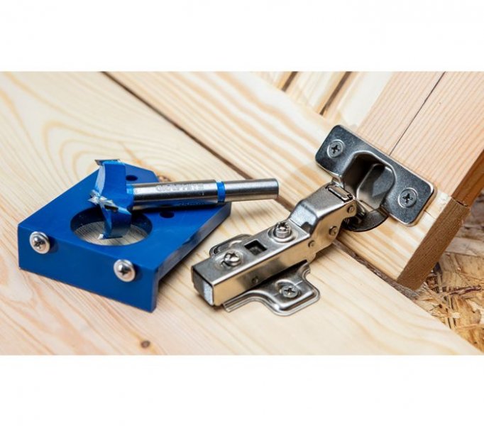 GRAPHITE 57H002 sukovník 35mm a šablona na nábytkové panty Obrázek