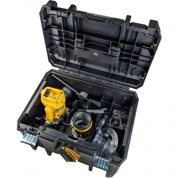 DeWALT DCW604 + Tstak (verze bez aku) aku frézka s ponornou základnou Obrázek