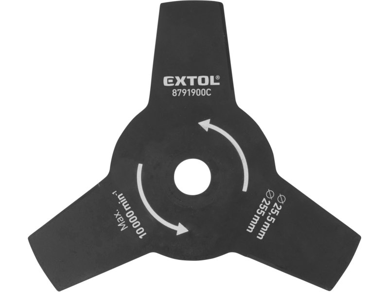 EXTOL INDUSTRIAL 8791900C nůž žací 3 zubý, 2ks Obrázek