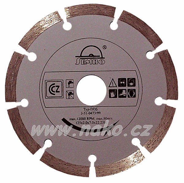PROCRAFT DS230 diamantový řezný kotouč Segmented 230mm