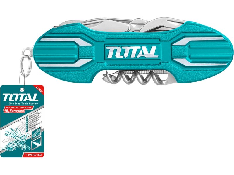 TOTAL THMFK0156 nůž kapesní zavírací 15 funkční, 95mm, nerez Obrázek