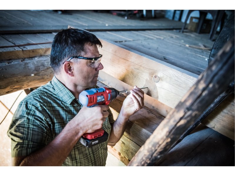 EXTOL PREMIUM 8891813 aku rázový utahovák 1/4" SHARE20V, 20V LiIon, bez baterie Obrázek